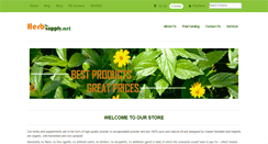 Desktop Screenshot of herbsupply.net